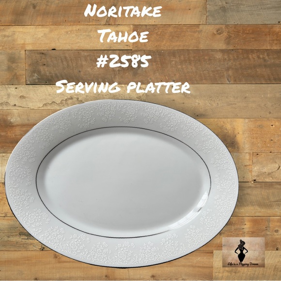 Noritake Other - Noritake Tahoe #2585 White Serving Platter